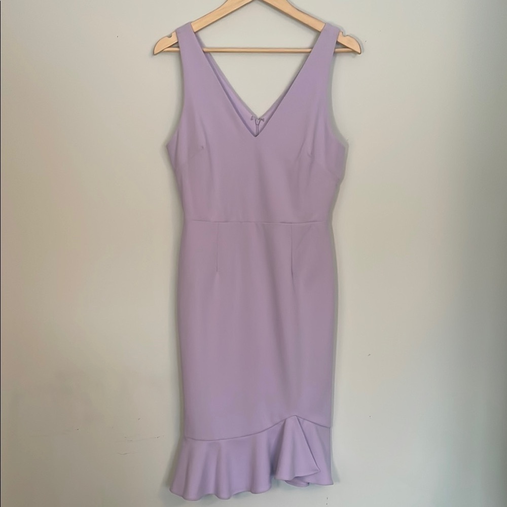 Betsey Johnson Elegant Lavender Sleeveless Dress NWT